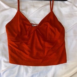 Zara Orange Tank Top